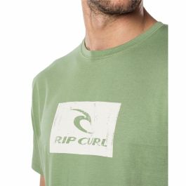 Camiseta de Manga Corta Hombre Rip Curl Hallmark Verde