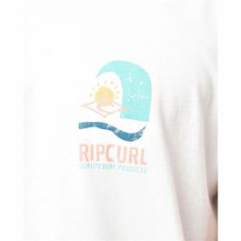 Camiseta de Manga Corta Hombre Rip Curl Sport Print Blanco