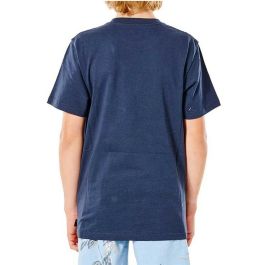 Camiseta de Manga Corta Infantil Rip Curl Filler Tee B Azul 8 Años