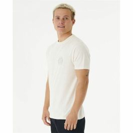 Camiseta de Manga Corta Hombre Rip Curl Stapler Blanco