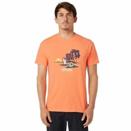 Camiseta Rip Curl Framed Naranja Hombre