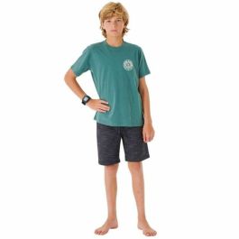 Camiseta de Manga Corta Niño Rip Curl Stapler Azul