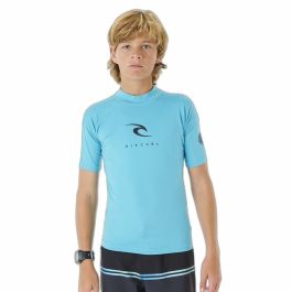 Camiseta de Manga Corta Niño Rip Curl Corps L/S Rash Vest Azul Licra Surf 14 Años
