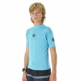Camiseta de Manga Corta Niño Rip Curl Corps L/S Rash Vest Azul Licra Surf 14 Años