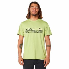 Camiseta de Manga Corta Hombre Rip Curl Paradise Land Verde Claro Precio: 30.59000032. SKU: S64139480