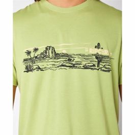 Camiseta de Manga Corta Hombre Rip Curl Paradise Land Verde Claro