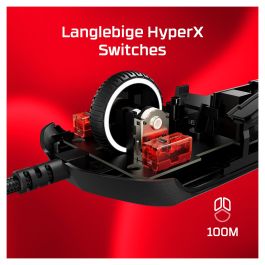 HyperX Mouse Pulsefire Haste 2 Wired 6N0A8AA Ratón Gaming Blanco 26000 DPI 8000 Hz