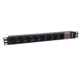 PHASAK Regleta 19" con interruptor 8 tomas - Schuko PHASAK Regleta 19" con interruptor 8 tomas - Schuko