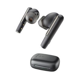 HP Poly Voyager Free 60 UC Auriculares Inalámbricos Carbon Black + Adaptador BT700 USB-A + Estuche Carga Básica para Trabajo