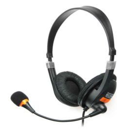 NATEC Drone Auriculares de Diadema Alámbricos, Ideales para Llamadas y Música, Diseño en Negro y Naranja Precio: 8.49999953. SKU: S5604490