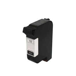 Dayma C6615A Cartucho Tinta Compatible Negro HP N15 Remanufacturado 25ml 930 Paginas Compatible con DeskJet 3810, 810C, OfficeJet 5110, PSC 750