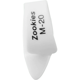 DUNLOP Púas Pulgar Zookies? Medium / Ángulo 20º - Pack 12 Unidades