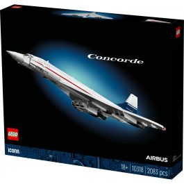 Lego AAAAN06836 Icons Concorde Kit de Construcción de Aviones para Adultos con Detalles Auténticos y 3 Modos
