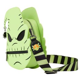 Loungefly Bolso bandolera Oogie Boogie Pesadilla Antes de Navidad Disney Cuero Vegano Brilla Oscuridad 17,5x25x5cm