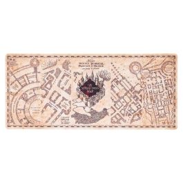 ERIK Alfombrilla Gaming Harry Potter Mapa del Merodeador 80x35cm para Teclado y Ratón, Base Antideslizante Impermeable
