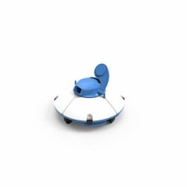 BESTWAY Robot aspirador Frisbee para piscinas de fondo plano 5x3m - Inalámbrico, Autonomía 60 min, Filtro de acero inoxidable