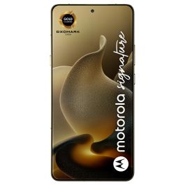 Motorola Signature 5G Smartphone 6.78" Extreme AMOLED 165Hz, Snapdragon 8 Gen 5, 16GB RAM 512GB, Triple Cámara 50MP, Android 16.0, 5200mAh, Color Oro Martini Olive