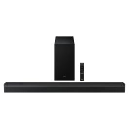 Samsung HW-B750F Soundbar 5.1 Canales 400W con Subwoofer, DTS Virtual:X, Dolby Digital, Bluetooth, Negro – Incluye Montaje Pared y Mando