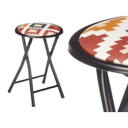 Taburete Plegable Pvc Mate Patas Negras Boho Chic Giftdecor 30X69CM (10 Unidades) Taburete Plegable Pvc Mate Patas Negras Boho Chic Giftdecor 30X69CM (10 Unidades)