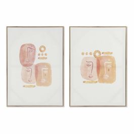 Cuadro Scandi DKD Home Decor Beige Naranja 3 x 70 x 50 cm (2 Unidades) Precio: 21.42426. SKU: B1GFDZ5V7V