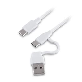 Sharkoon M25W Ratón Inalámbrico RF + USB Type-C Mano Derecha Óptico 4000 DPI Blanco