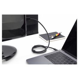 Digitus Adaptador USB-C a HDMI 4K, USB 3.2 Gen2, Cable Convertidor USB Tipo C Macho a DisplayPort Macho, 2 Metros, Negro