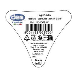 Inde Taburete 37.6 cm x 45.5 cm x 37.6 cm Colores (12 Unidades)