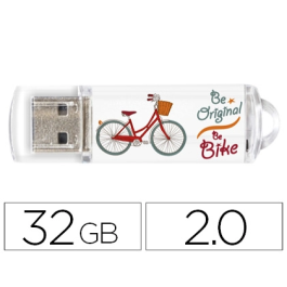 Techonetech BE Bike Memoria USB Flash Drive 32 GB 2.0 - 15 MB/s Precio: 6.89000015. SKU: B1A3X4CV9F