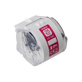 Brother VC500W Rollo de Cinta Adhesiva Zero Ink para Etiquetadora 2,5 cm x 5 M