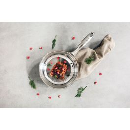 Sartén - CÓMODA Y MODERNA - CLÁSICA - Acero inoxidable - Ø20 cm - Apta para todo tipo de cocinas, incluida la de inducción Precio: 57.17008. SKU: B1CWBXPLCZ