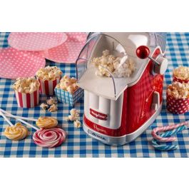 Ariete 2958/00 Máquina de Palomitas Party Time Roja Diseño Retro Años 50 Ideal para Snacks Naturales y Libres de Grasas