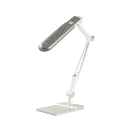 Q-connect Lámpara de Escritorio LED 9W 550 lm Táctil 3 Niveles Color Brazo y Base Oscilantes Plateado Precio: 59.59000014. SKU: B19BCCPCJ9