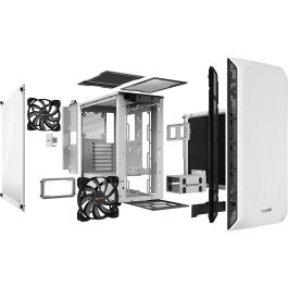 be quiet! BGW35 Caja PC Midi Tower ATX Blanco con Ventana Lateral de Vidrio Templado, Filtro Antipolvo y 2x USB 3.2 Gen 1