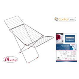 Confortime Tendedero 18M Metal Plateado "Hibisco" 180x55x109 cm (6 Unidades) Precio: 64.58999965. SKU: B1DCNHRCAQ