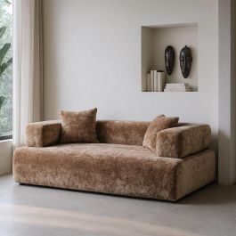 Sofá Beige Tejido Salón 200 X 100 X 64 cm Precio: 1318.79000011. SKU: B1GPBML5MQ