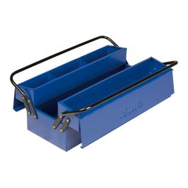 Irimo Caja Portaherramientas 2 Asas y 3 Bandejas 500x210x190mm, Azul/Negro, Ref. 902031