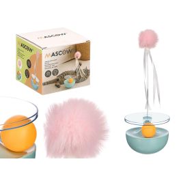 Mascow Juguete para Gato de Suelo con Lazo y Cascabel, 12x12x32 cm Precio: 32.49999984. SKU: B18M3MMBZK