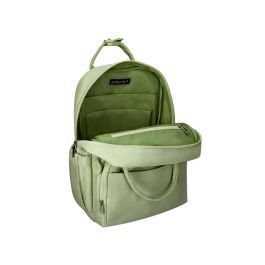 Antartik Mochila Glow Bags 25 L Verde con Acolchado para Portátil 15'' - 440x150x310 mm
