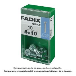 Caja s 10 unid. tornillo metrica cp m 5x10mm fadix Precio: 2.50000036. SKU: S7913694