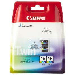Canon BCI 16 CL Pack 2 Cartuchos Tinta Color Tricolor para Impresora Pixma Mini 220 Ip 90 Selphy Ds 700 810 Precio: 12.79000008. SKU: B1HG7PQKCG