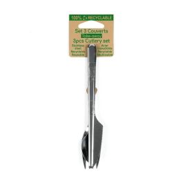 Set 3 Cubiertos Acero Inox Leaves Amefa 0,5 mm Set 3 Cubiertos Acero Inox Leaves Amefa 0,5 mm