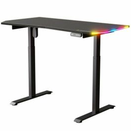 Mesa de Escritorio Gaming Forgeon Battleground Negro 140 x 70 x 75 cm