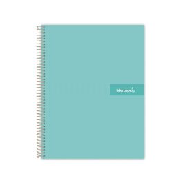 Cuaderno Espiral Liderpapel A5 Micro Crafty Tapa Forrada 120H 90 gr Cuadro 5 mm 5 Bandas6 Taladros Color Turquesa Precio: 4.68999993. SKU: B16S8NAB94