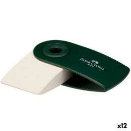 Goma de borrar Faber-Castell Sleeve Mini Funda Verde (12 Unidades)