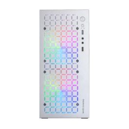 Mars Gaming MCCore Matx Minitorre Compacta RGB con Ventana, Compatible con Placas MicroATX y Mini-ITX