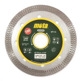 Mota Herramientas SP115 Disco Diamantado Turbo Fino Ø115 mm para Porcelanato, Mosaicos, Cerámica y Baldosas Precio: 11.49999972. SKU: S7907073