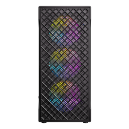 Antec VX-310 ARGB Midi Tower Negro Caja de PC con 3x 120mm Frontales y 1x 120mm Trasero