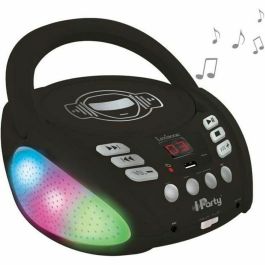 Lexibook Reproductor de CD Portátil iParty Bluetooth Light con USB, Luces Multicolor y Bluetooth 5.0 para Niños Precio: 76.7900001. SKU: B1JRVZY8MV