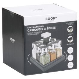 Cook Concept Especiero Giratorio con 8 Botes de Cristal 100ml