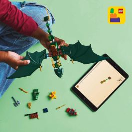 LEGO 71829 Ninjago Dragón Verde del Bosque de Lloyd Set de Construcción con 2 Minifiguras y Dragón Bebé Juguete para niños +6 años